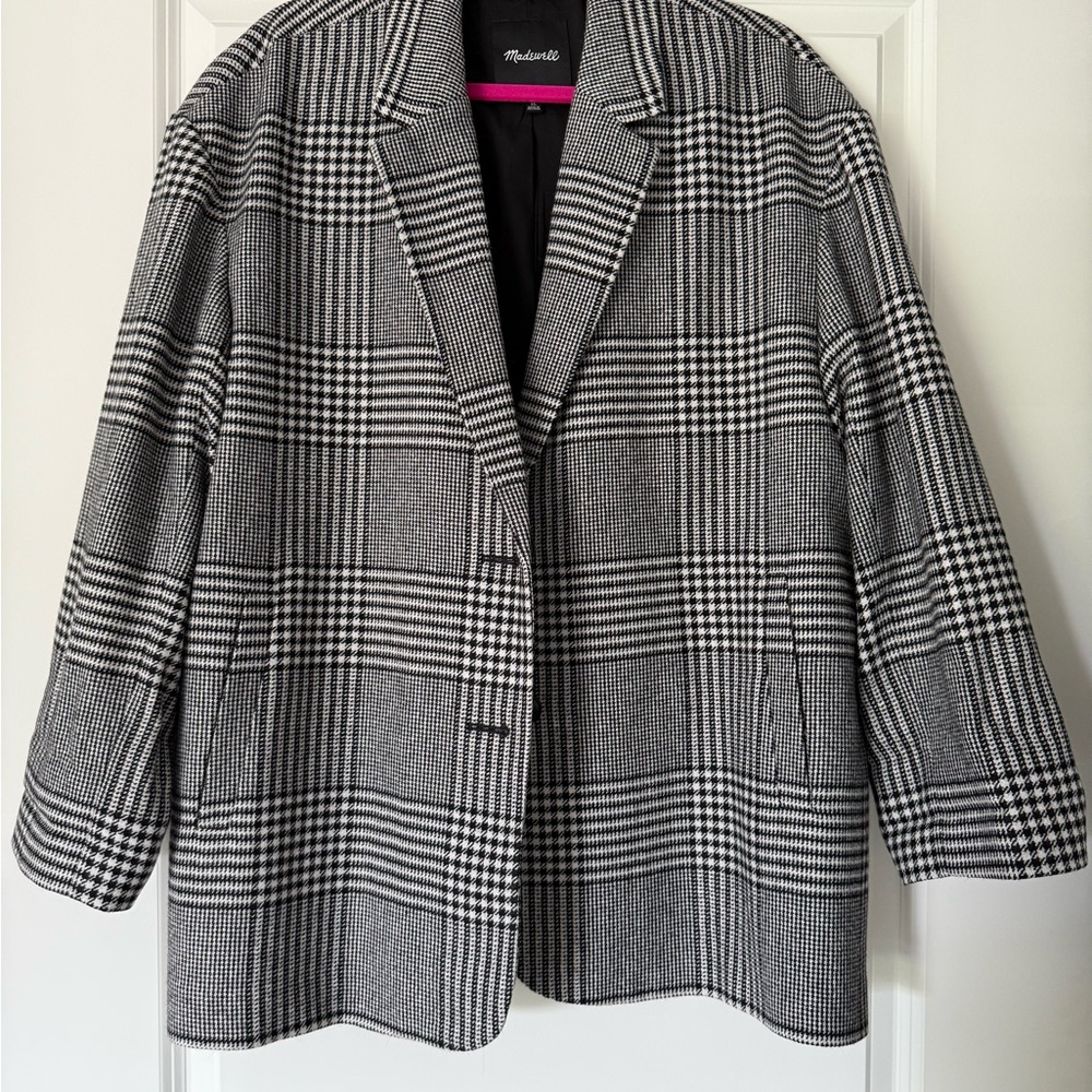 Madewell Dorset Blazer in Adkins Plaid